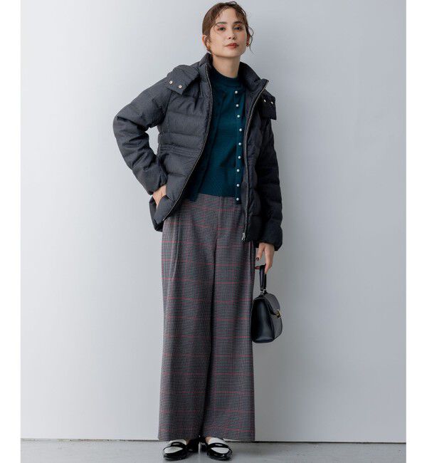 組曲「【洗える・2WAY】ライトタフタショートダウン」|ダウン|