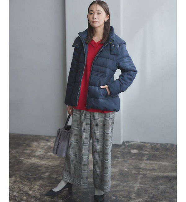 組曲「【洗える・2WAY】ライトタフタショートダウン」|ダウン|