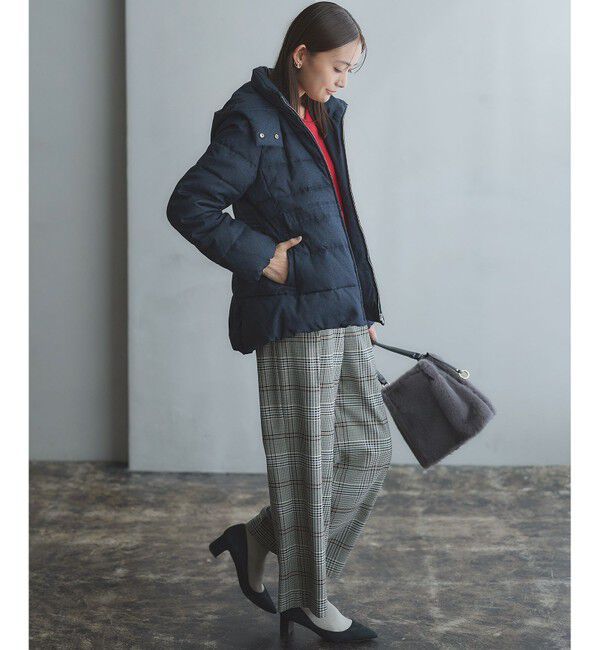 組曲「【洗える・2WAY】ライトタフタショートダウン」|ダウン|