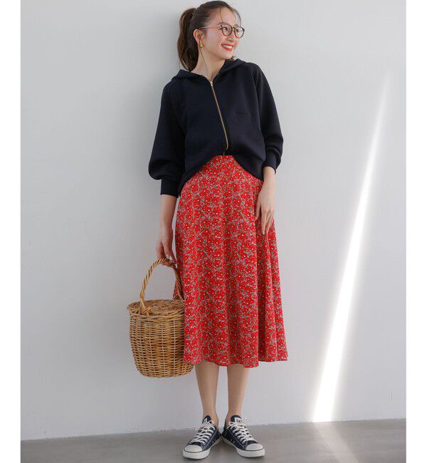 組曲「プランタンプリント フレアスカート」|スカート|