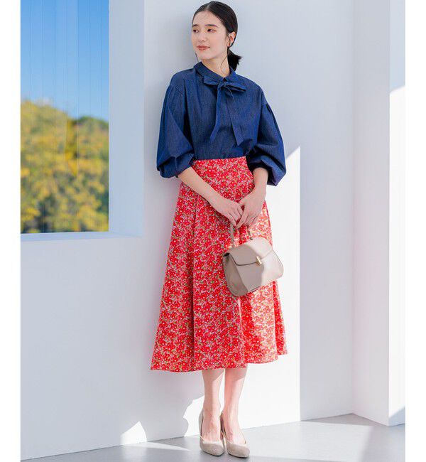 組曲「プランタンプリント フレアスカート」|スカート|