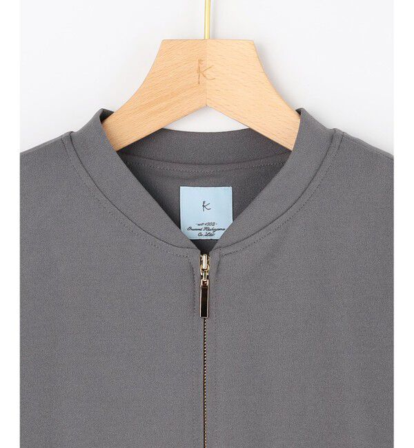 組曲「【WEB限定】ジョーゼットジャージー ブルゾン」|ブルゾン・スタジャン|