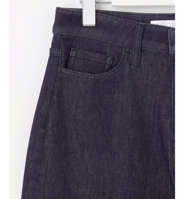 自由区「【洗える】ウスカルデニム ワイドパンツ」|デニム|