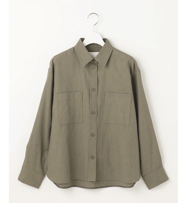 自由区「【洗える】ドビーオックスストレッチシャツ アウター」|その他|