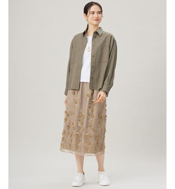 自由区「【洗える】ドビーオックスストレッチシャツ アウター」|その他|