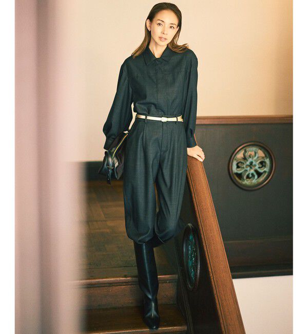 自由区「【SHIHOさん着用】デニムライクツイル ジャケット」|その他|