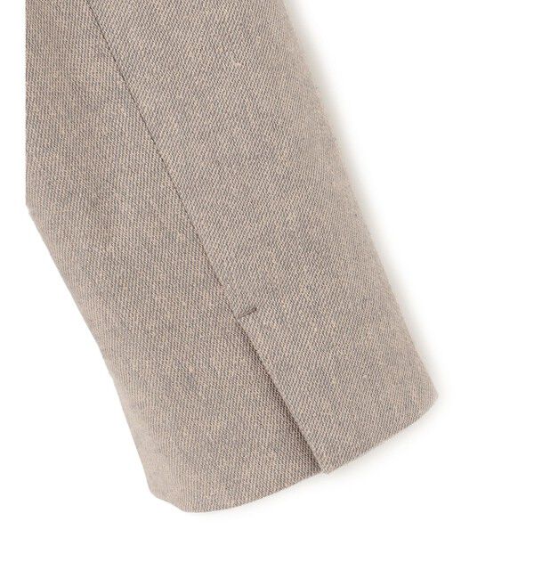 23区「【Oggi4月号掲載/セットアップ対応】リネン ミックスツイード ノーカラー ジャケット」|ノーカラージャケット|