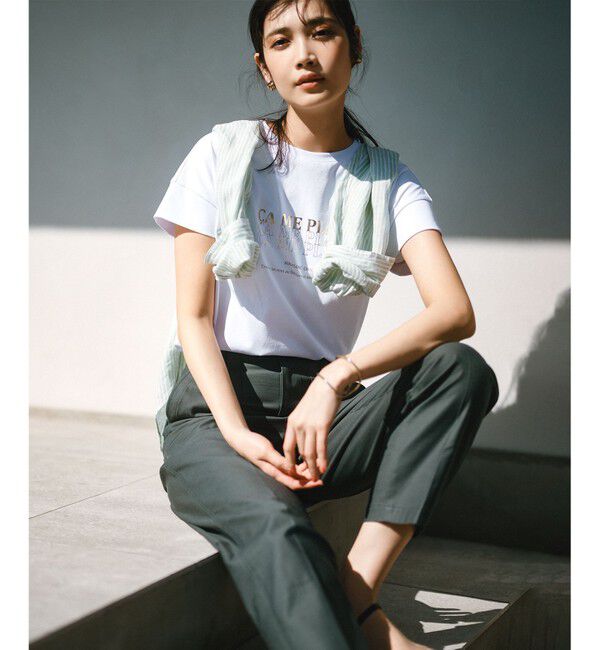 23区「【洗える】LIBECO バンドカラー シャツ」|シャツ・ブラウス|