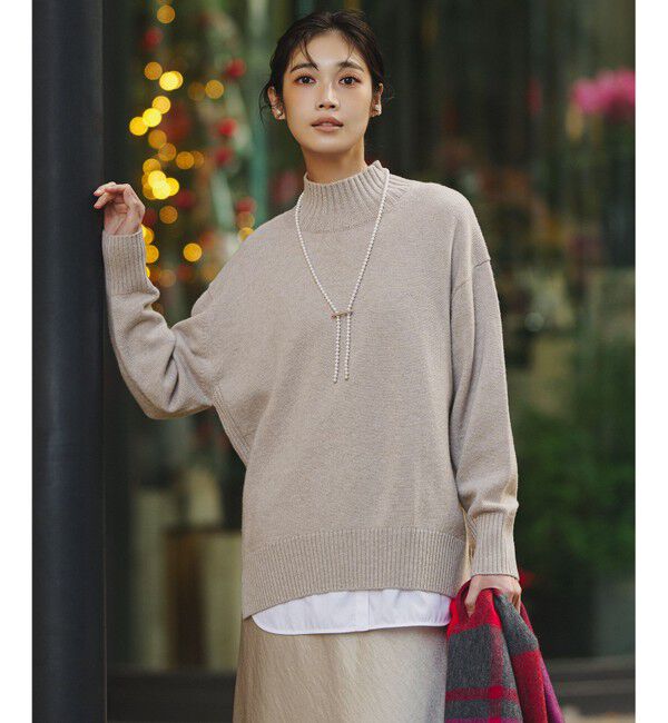 23区「【GLOW10月号掲載/洗える】ナチュラルコットンベアコンビ カットソー」|Tシャツ・カットソー|