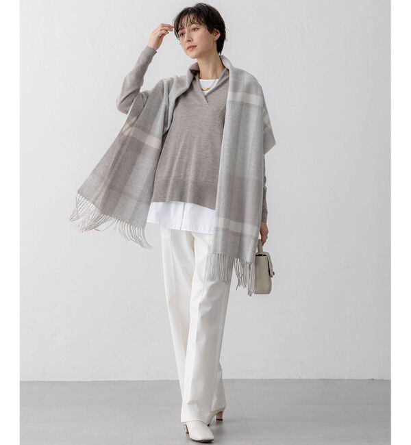 23区「【GLOW10月号掲載/洗える】ナチュラルコットンベアコンビ カットソー」|Tシャツ・カットソー|