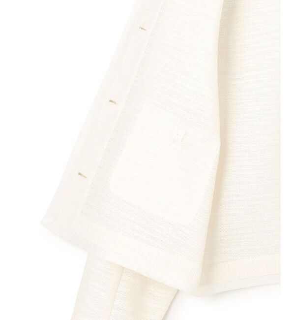 23区「【Oggi5月号掲載】サマーツイード ジャケット」|ノーカラージャケット|