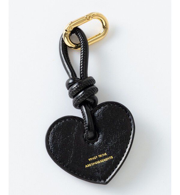 23区「【WEB&一部店舗限定】ハート チャーム」|チャーム・キーホルダー|ブラック