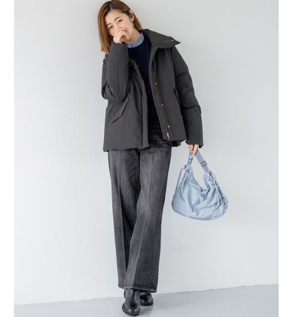 23区「【一部店舗限定/滝沢眞規子さん着用/撥水加工】ミリタリー Aライン ダウンコート」|ダウン|