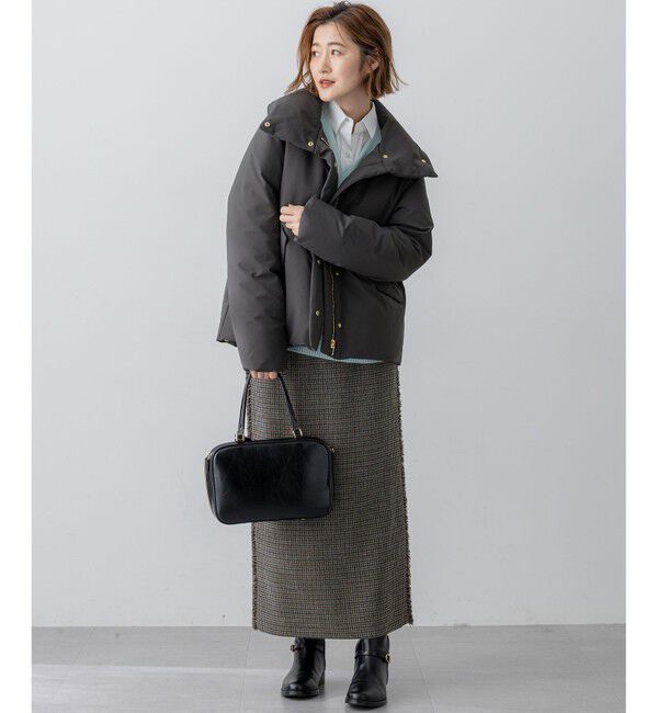 23区「【一部店舗限定/滝沢眞規子さん着用/撥水加工】ミリタリー Aライン ダウンコート」|ダウン|