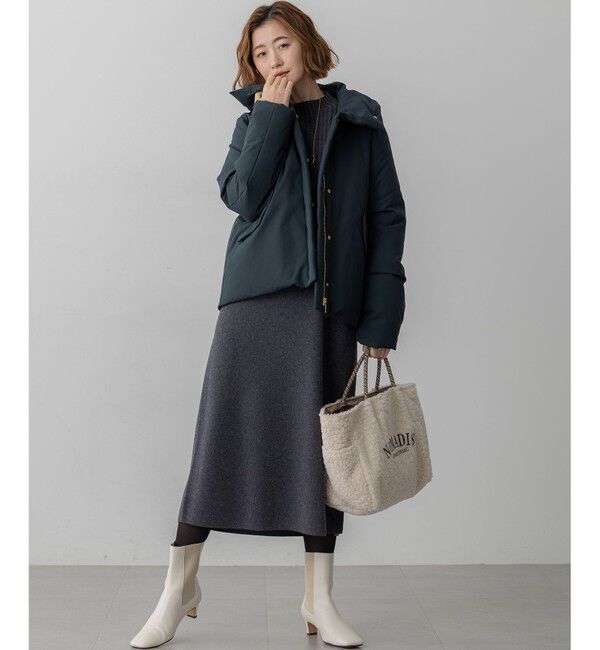 23区「【一部店舗限定/滝沢眞規子さん着用/撥水加工】ミリタリー Aライン ダウンコート」|ダウン|