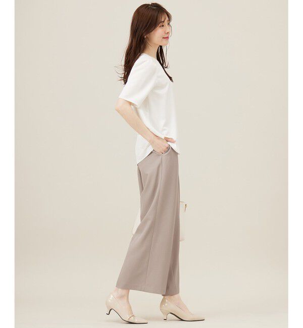 ANY SIS「【洗える】サテン プルオーバー」|Tシャツ・カットソー|