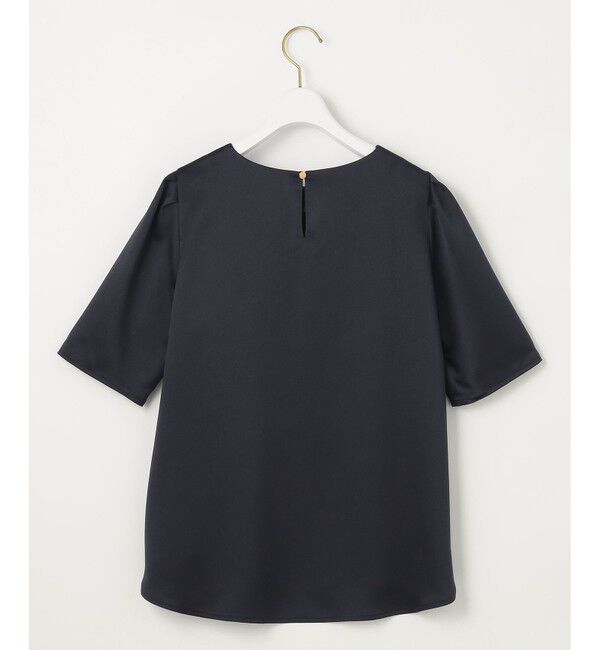 ANY SIS「【洗える】サテン プルオーバー」|Tシャツ・カットソー|