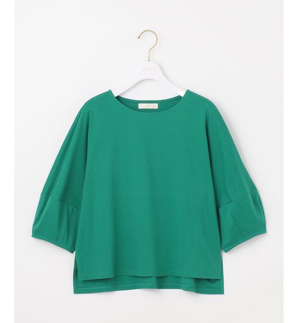 ANY SIS「【撥水・汗ジミ防止・UVケア・洗える】スーピマスムース クロップド Tシャツ」|Tシャツ・カットソー|