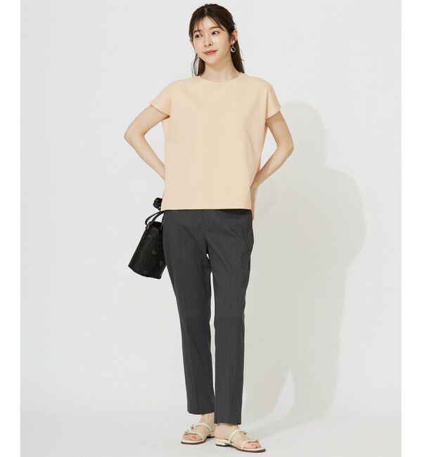 ANY SIS「【洗える】ビジュー付き カットソー」|Tシャツ・カットソー|