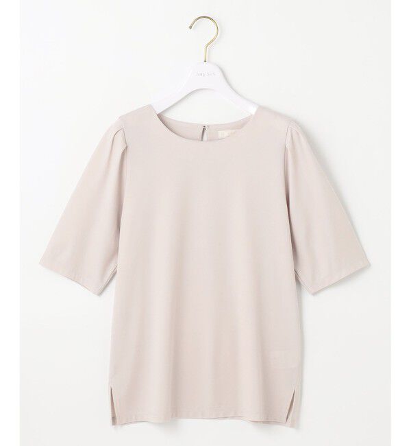 ANY SIS「【接触冷感・UVカット・洗える】ハイストレッチスムースタックスリーブ カットソー」|Tシャツ・カットソー|