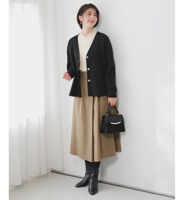 ANY SIS「カットジョーゼット カーディガン」|カーディガン|