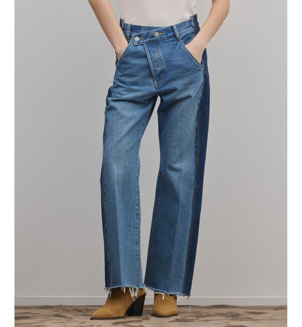 Diagram「リメイクフレアデニムパンツ」|デニム|ブルー