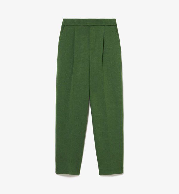 LACOSTE「SOFT THERMOジャージクロップドパンツ」|チノ|