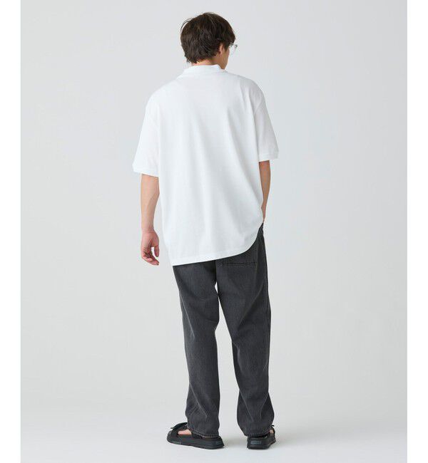 LACOSTE「L.12.12ルーズフィット ドロップショルダー 鹿の子半袖ポロシャツ」|ポロシャツ|