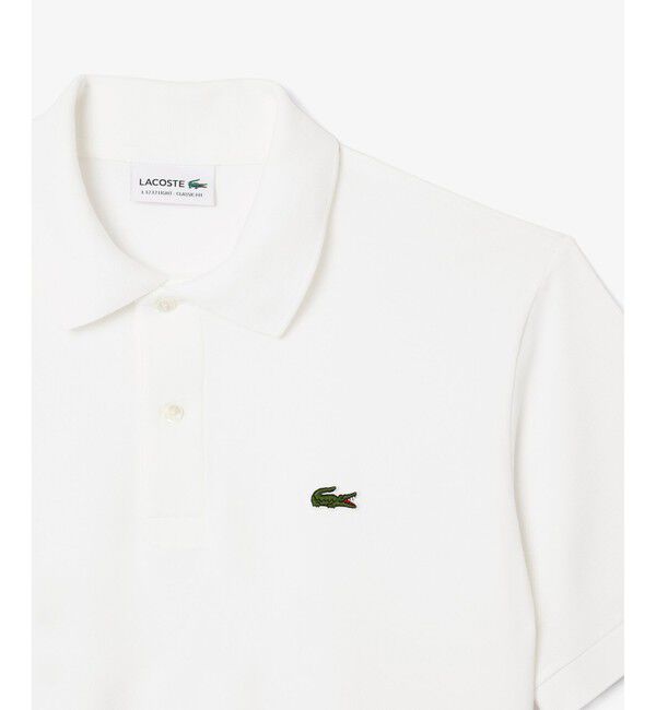LACOSTE「通気性 イージーケア 軽量鹿の子ピケ L.12.12ライトウェイト半袖ポロシャツ」|ポロシャツ|