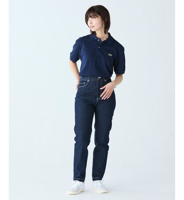 LACOSTE「通気性 イージーケア 軽量鹿の子ピケ L.12.12ライトウェイト半袖ポロシャツ」|ポロシャツ|