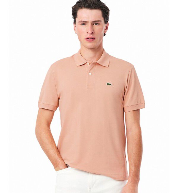 LACOSTE「通気性 イージーケア 軽量鹿の子ピケ L.12.12ライトウェイト半袖ポロシャツ」|ポロシャツ|