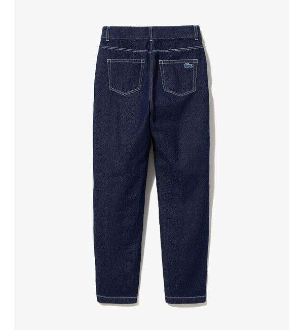 LACOSTE「プレーンデニム テーパードパンツ」|デニム|
