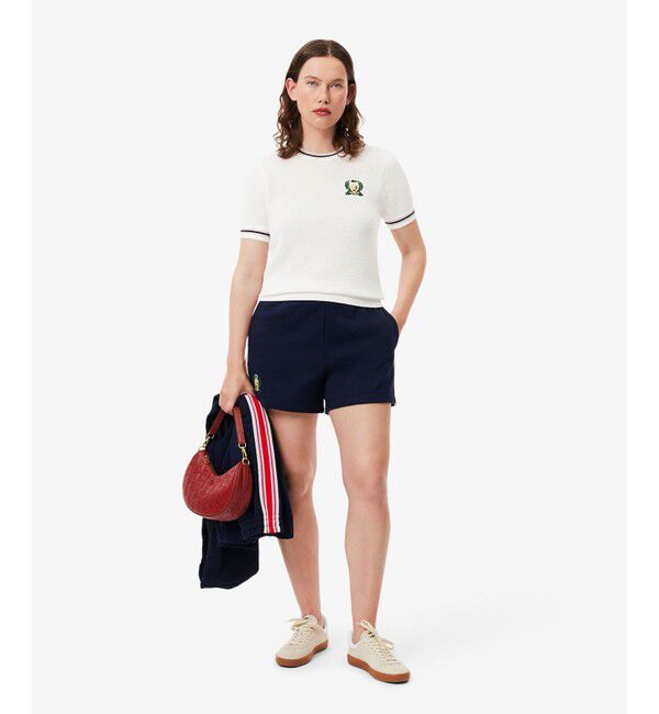 LACOSTE「フレンチメイドメッシュニットTシャツ」|ニット・セーター|
