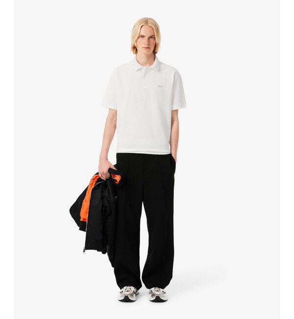 LACOSTE「ヘビーウェイトルーズフィットポロシャツ」|ポロシャツ|