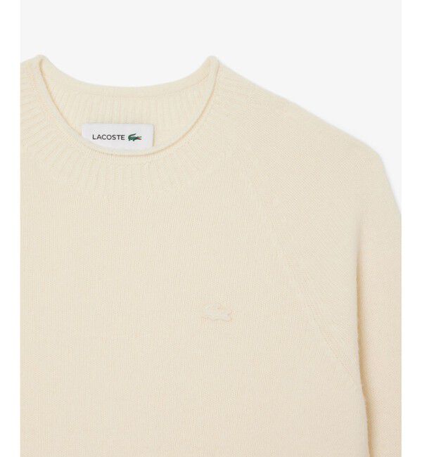 LACOSTE「3Dニッティングシームレス ウールニットセーター」|ニット・セーター|