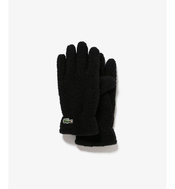 LACOSTE「リサイクル紡毛パイルグローブ」|手袋|