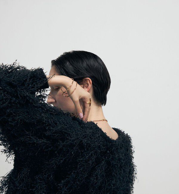 Laraaji「カットジャガードプルオーバーニット」|ニット・セーター|