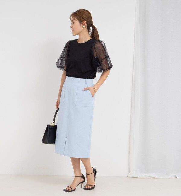 NOLLEY'S「バルーンスリーブプルオーバーカットソー」|Tシャツ・カットソー|