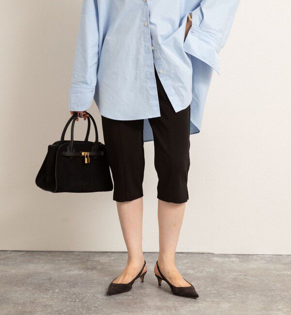 MAQWEL「【MAQWEL/マクウェル】ウォッシャブルカプリジョーゼットパンツ」|その他|