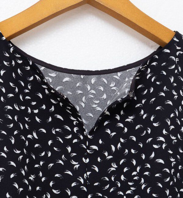 NOLLEY'S「ウォッシャブルバックサテンコクーンブラウス」|シャツ・ブラウス|