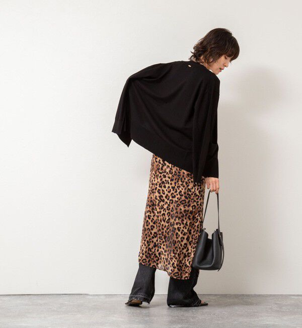 Rie Miller「《手洗い可能》《セットアップ対応》BIGシルエットVネックカーディガン」|カーディガン|