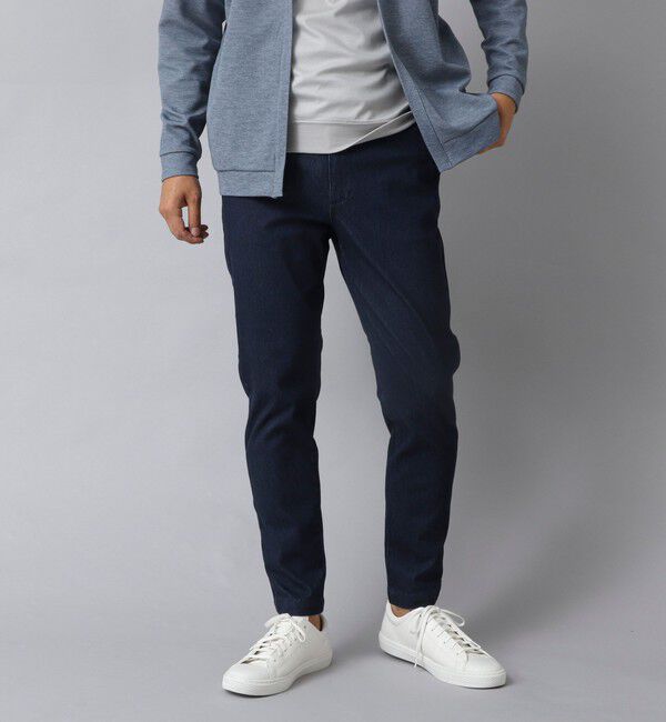 NOLLEY'S goodman「【ACTIVE SECT】《限定展開》ワンダーシェイプ イージーパンツ 25AW」|チノ|インディゴブルー
