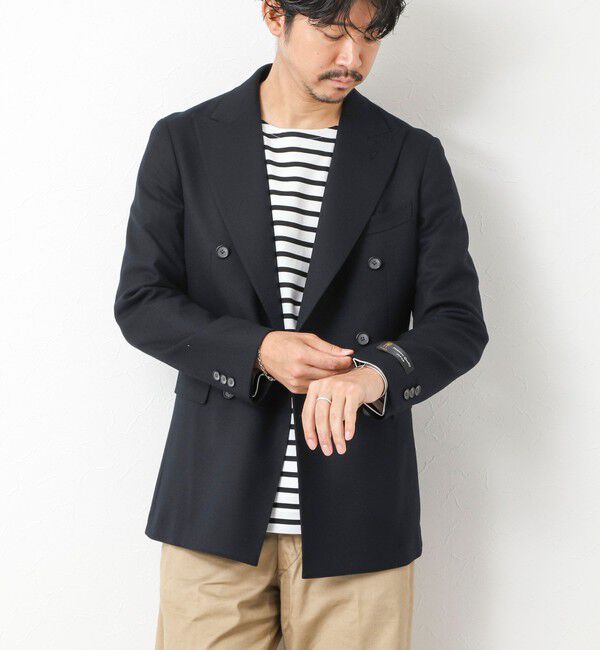 NOLLEY'S goodman「《ビジカジ対応》尾州 WOOL W JACKET 25AW」|テーラードジャケット|