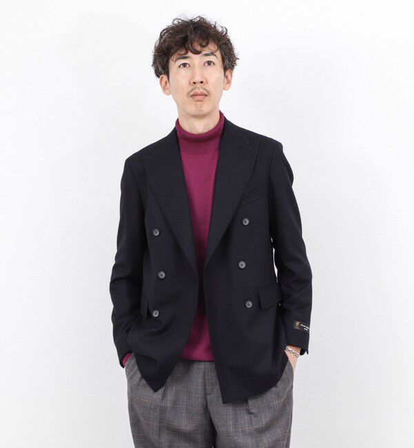 NOLLEY'S goodman「《ビジカジ対応》尾州 WOOL W JACKET 25AW」|テーラードジャケット|