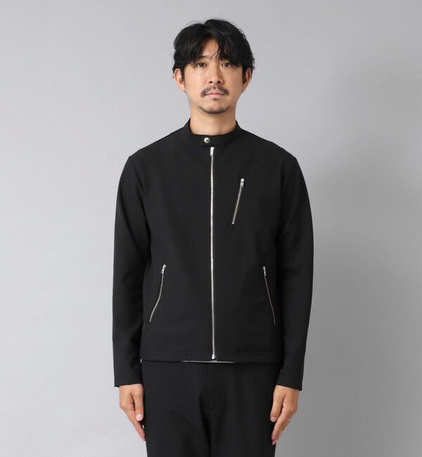 NOLLEY'S goodman「【ACTIVE SECT】《限定展開》ハイストレッチシングルライダース 25AW」|ブルゾン・スタジャン|