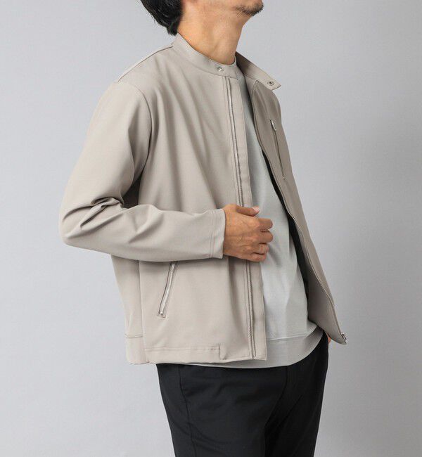 NOLLEY'S goodman「【ACTIVE SECT】《限定展開》ハイストレッチシングルライダース 25AW」|ブルゾン・スタジャン|