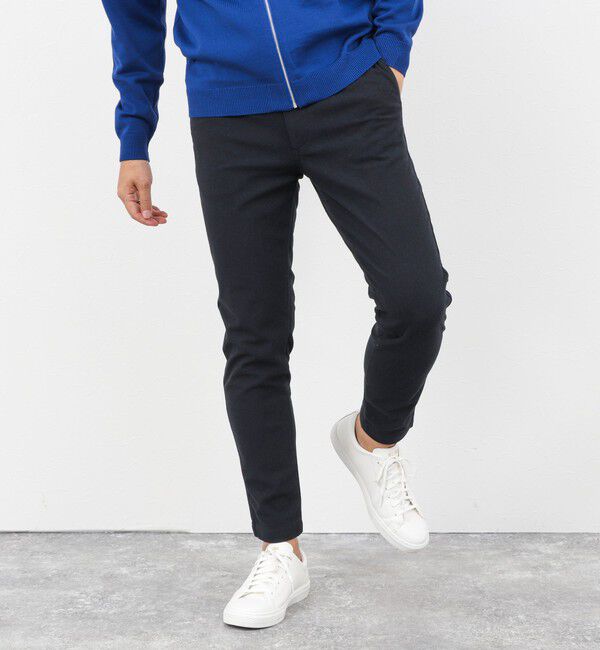 NOLLEY'S goodman「【ACTIVE SECT】《限定展開》起毛ワンダーシェイプ イージーパンツ 25AW」|チノ|ネイビー