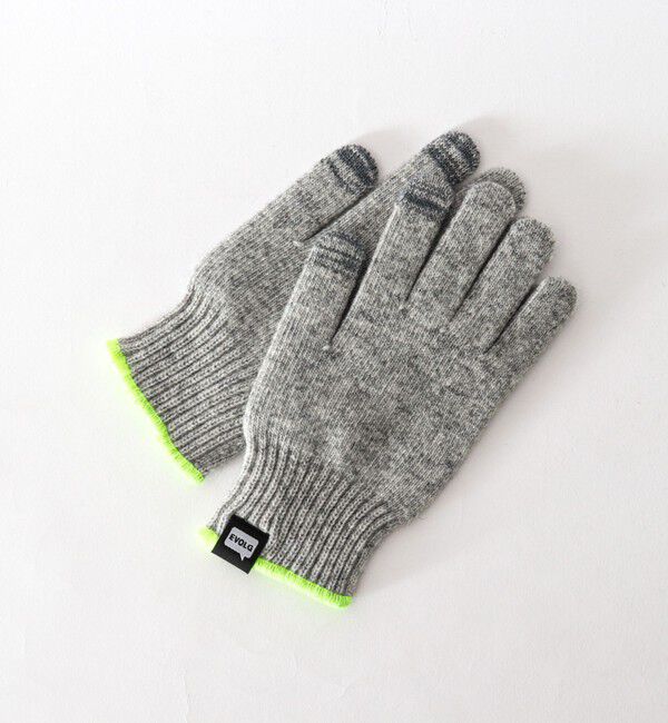 NOLLEY'S goodman「【EVOLG/エヴォログ】SILENCER ニットグローブ LET2811」|手袋|ライトグレー