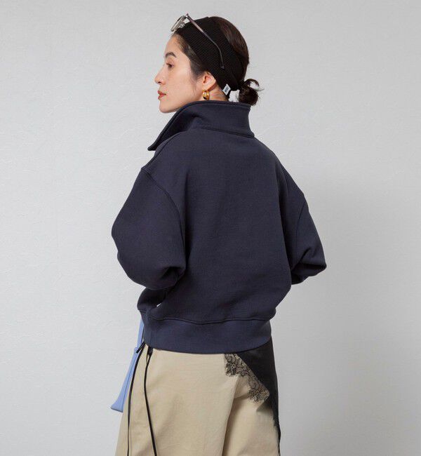 MAQWEL「【MAQWEL/マクウェル】ウォッシャブルスタンドネックスウェット」|スウェット・ジャージ|