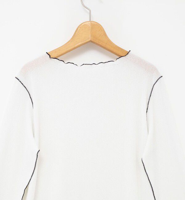 NOLLEY'S「ウォッシャブルドライテレコメロー配色プルオーバー」|Tシャツ・カットソー|